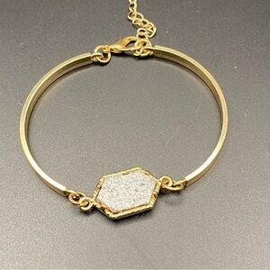 Handmade crystal resin Druzy bracelet